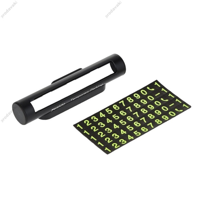 Автовізитка тимчасова карта паркування Yesido C68 Parking card Mini Grey