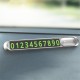 Автовізитка тимчасова карта паркування Yesido C88 Parking card Metal grey