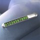 Автовізитка тимчасова карта паркування Yesido C88 Parking card Metal grey