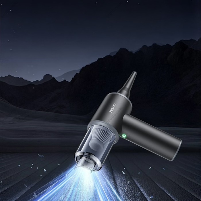 Портативний автомобільний пилосос Yesido VC15 3in1 Duster Vacuum Grey