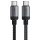 Кабель ACEFAST C20-03 aluminum alloy charging data cable Type-C to Type-C 60W 3A 1.2m Black