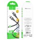 Кабель HOCO X109 Energy silicone charging data cable Type-C to Type-C 60W 3A 3m Black