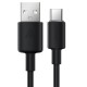 Кабель ACEFAST C25-04 silicone charging data cable USB to Type-C 3A 1.2m Black