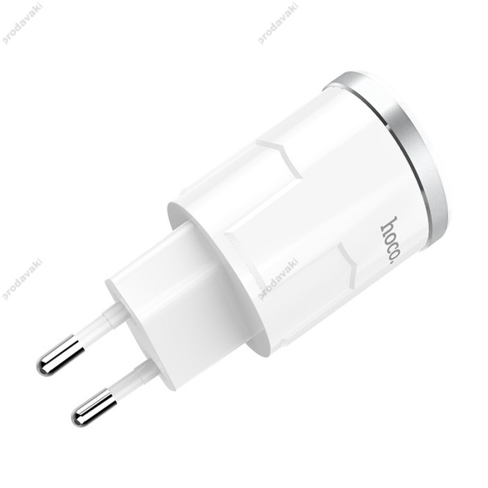Мережевий зарядний пристрій HOCO C38A Thunder Power Charger 12W White