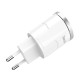 Мережевий зарядний пристрій HOCO C38A Thunder Power Charger 12W White