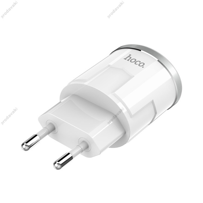 Мережевий зарядний пристрій HOCO C38A Thunder Power Charger 12W White