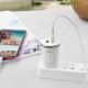 Мережевий зарядний пристрій HOCO C38A Thunder Power Charger 12W White