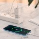 Мережевий зарядний пристрій BOROFONE BA53A Powerway dual port charger Type-C cable 10.5W White