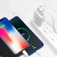 Мережевий зарядний пристрій HOCO C59A Mega joy Lightning cable 10.5W White