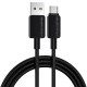 Кабель ACEFAST C26-04 silicone charging data cable USB to Type-C 3A 1.2m Black