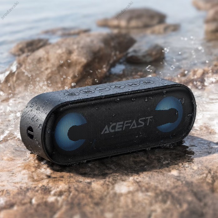 Портативна колонка Bluetooth ACEFAST K13 ortable wireless speaker IPX6 BT6.0 16W Black