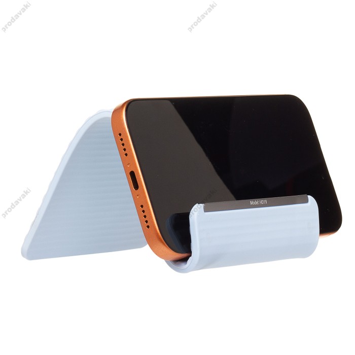 Антиковзний складаний килимок тримач для телефонів HOCO HD19 Soberano flexible desktop stand Blue