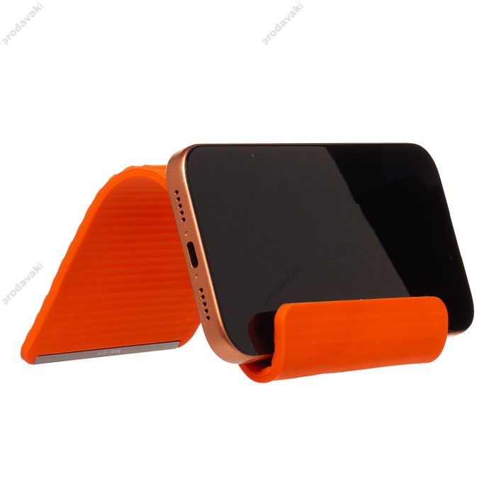 Антиковзний складаний килимок тримач для телефонів HOCO HD19 Soberano flexible desktop stand Orange