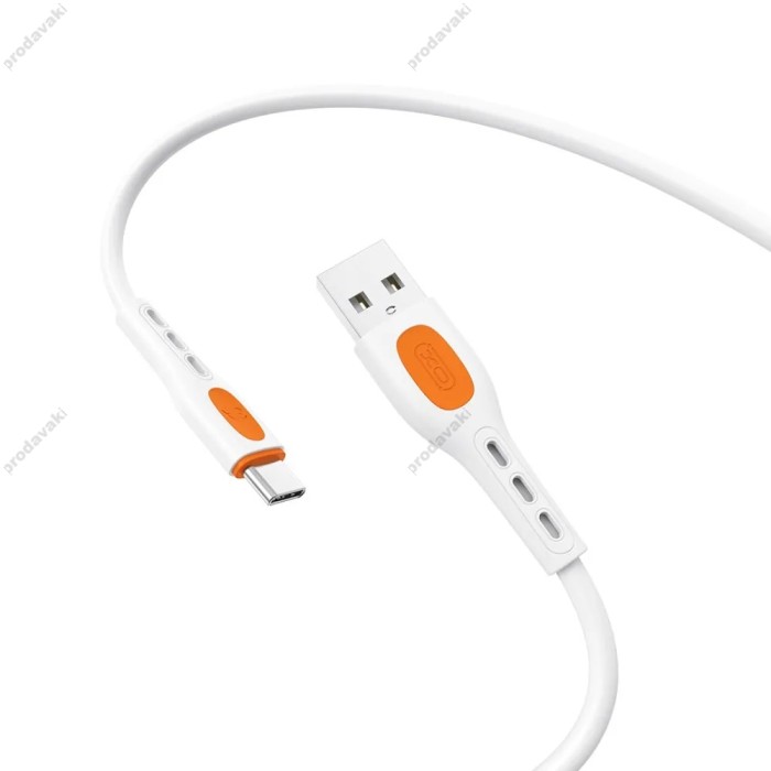 Кабель XO NB280 Jian Yan Series Type-C Data Cable USB to Type-C 3A 1m White
