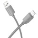 Кабель HOCO X113 Beneficio charging data cable USB to Type-C 3A 1m Grey