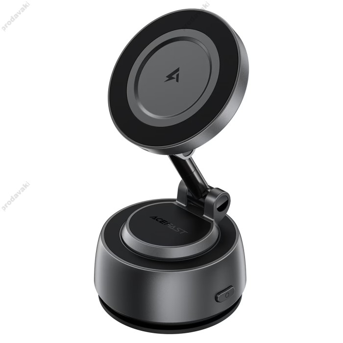  Автомобільний тримач ACEFAST E53 wireless charging car holder with electric suction cup for dashboard 15W Grey