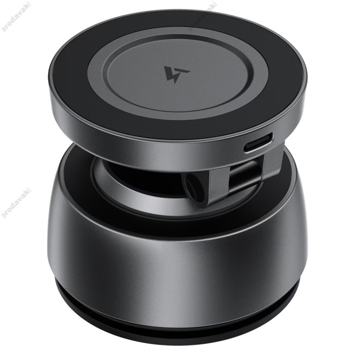  Автомобільний тримач ACEFAST E53 wireless charging car holder with electric suction cup for dashboard 15W Grey
