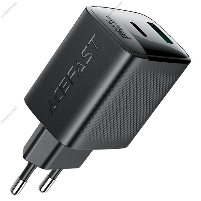 Мережевий зарядний пристрій Acefast A106 Fast charger 45W Black