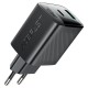 Мережевий зарядний пристрій Acefast A106 Fast charger 45W Black