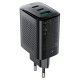 Мережевий зарядний пристрій Acefast A108 Fast Charge Wall Charger 67W Black