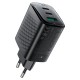 Мережевий зарядний пристрій Acefast A108 Fast Charge Wall Charger 67W Black