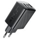 Мережевий зарядний пристрій Acefast A108 Fast Charge Wall Charger 67W Black