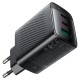 Мережевий зарядний пристрій Acefast A108 Fast Charge Wall Charger 67W Black