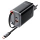 Мережевий зарядний пристрій Acefast A111 Fast Charge Wall Charger 67W Black