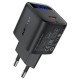 Мережевий зарядний пристрій ACEFAST A115 Fast Charge Wall Charger Type-C cable 30W Black