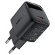 Мережевий зарядний пристрій ACEFAST A115 Fast Charge Wall Charger Type-C cable 30W Black