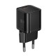 Мережевий зарядний пристрій HOCO N66 Ingenious single port PD charger 35W Black