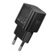 Мережевий зарядний пристрій HOCO N66 Ingenious single port PD charger 35W Black