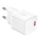 Мережевий зарядний пристрій HOCO N66 Ingenious single port PD charger 35W White