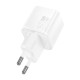 Мережевий зарядний пристрій HOCO N66 Ingenious single port PD charger 35W White