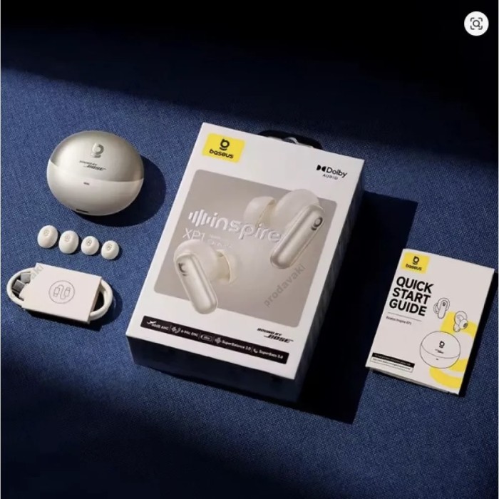 Бездротові Bluetooth навушники Baseus by BOSE Inspire XP1 True Wireless Earbuds White A0010903