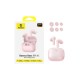 Бездротові Bluetooth навушники Baseus Bass BP1 NC In-Ear True Wireless Earbuds Pink A0010707