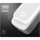 Мережевий зарядний пристрій LDNIO A2205 Touch Light Type-C cable 12W White