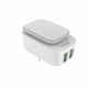 Мережевий зарядний пристрій LDNIO A2205 Touch Light Type-C cable 12W White