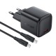 Мережевий зарядний пристрій ACEFAST A119 mini GaN fast charger Type-C cable 45W Black