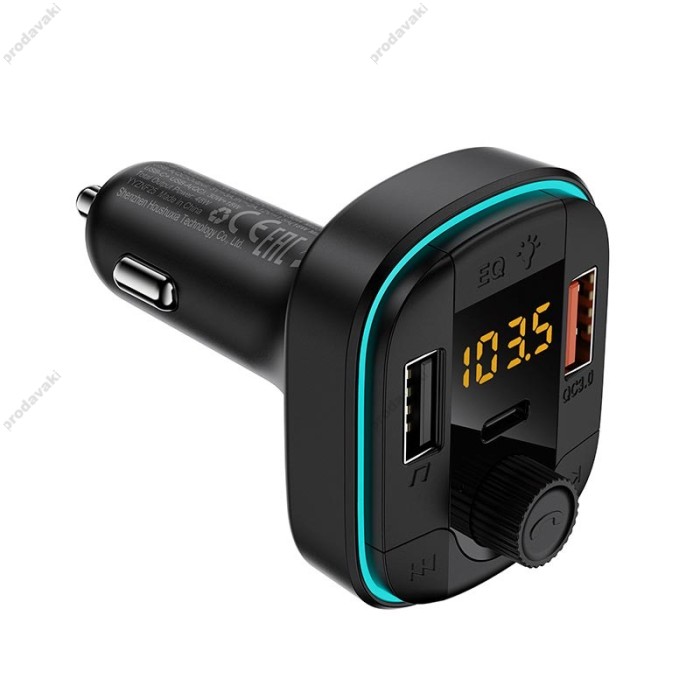 FM-трансмітер ACEFAST B23 with Bluetooth PD48W QC3.0 Black