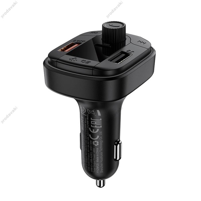 FM-трансмітер ACEFAST B23 with Bluetooth PD48W QC3.0 Black