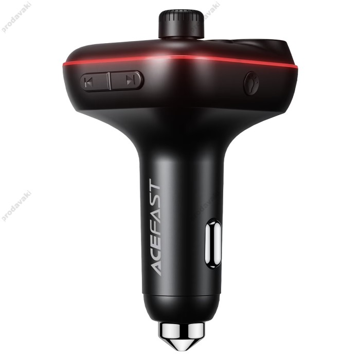 FM-трансмітер ACEFAST B25 with Bluetooth PD36W QC3.0 BT5.4 Black