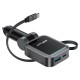 Автомобільний зарядний пристрій ACEFAST B26 car charger with telescopic cable 3A 60W Black