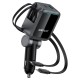 Автомобільний зарядний пристрій ACEFAST B27 car charger with telescopic cable 3A 60W Black