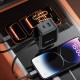 Автомобільний зарядний пристрій ACEFAST B27 car charger with telescopic cable 3A 60W Black