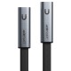 Кабель ACEFAST C27-04 magnetic charging data cable Type-C to Type-C 60W 3A 1.2m Black