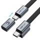 Кабель ACEFAST C27-04 magnetic charging data cable Type-C to Type-C 60W 3A 1.2m Black