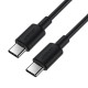 Кабель ACEFAST C29-03 silicone fast charging data cable Type-C to Type-C 240W 5A 2m Black