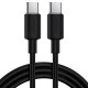 Кабель ACEFAST C29-03 silicone fast charging data cable Type-C to Type-C 240W 5A 2m Black