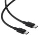 Кабель ACEFAST C29-03 silicone fast charging data cable Type-C to Type-C 240W 5A 2m Black